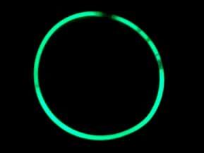 Green Solid Colored 22"" Glo Necklaces Case Pack 150
