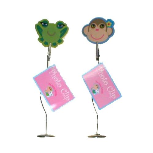 Frog and Monkey Clip Photo Holder Case Pack 48