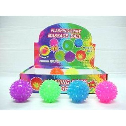 2.25"" Light Up Spiney Massage Ball Case Pack 72