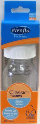 Glass Baby Bottle 4 Oz Case Pack 36