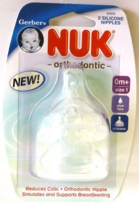 Baby Bottle Nipples Nuk Slow 2Pk Case Pack 30
