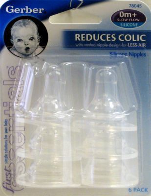 Nipples Silcone Slow 6Pk Case Pack 27