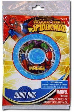 Spiderman 20 Inch Inflatable Swim Pool Ring Case Pack 36