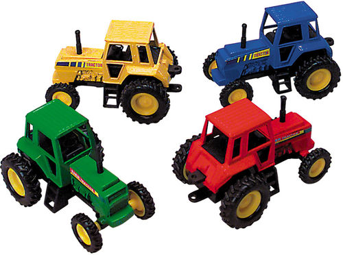 3.75""Die Cast Farm Tractors 1Dz/Display Box Case Pack 12