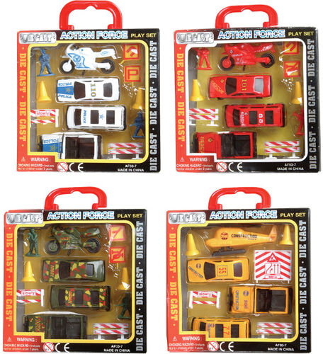 12Pc 2.5"" Diecast Action Force