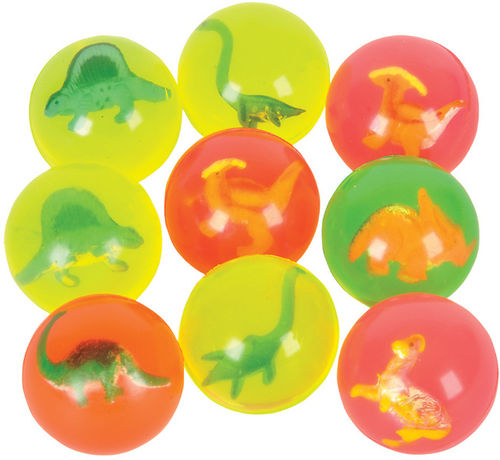 49Mm Dinosaur Ball Case Pack 12