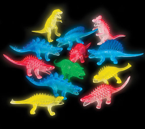 5.5"" Glowing Dinosaurs Case Pack 12