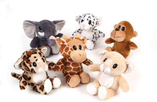 6"" Plush Baby Animal Case Pack 12