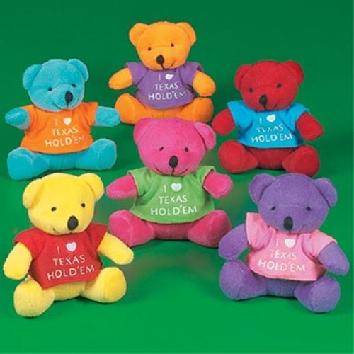 Texas Hold Em Bears With T-Shirts