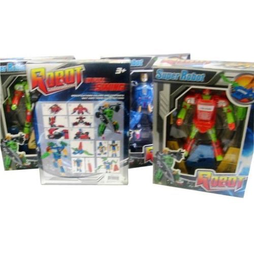 Super Toy Robot in Full Swing Transformable Case Pack 30