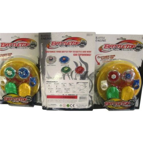 Battle Top - Metal Fighter with Two Spinners Case Pack 48
