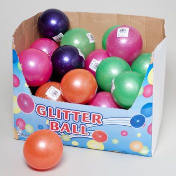 4 Inch Glitter Bouncing Ball Case Pack 36