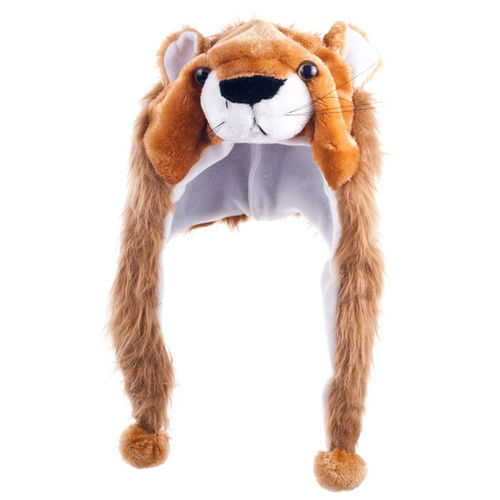 Critter Cap Plush Lion Hat