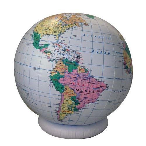 Inflatable Blue Political Globe (36"") Case Pack 2