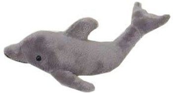 16"" Plush Grey Dolphin Stuffed Animal Case Pack 24