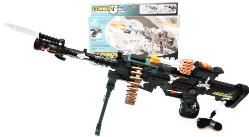 Toy Machine Gun With Movement And Sound Case Pack 24