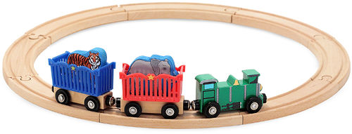 Zoo Animal Train Set