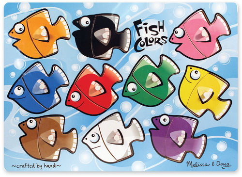 Fish Colors Mix 'n Match Peg Puzzle