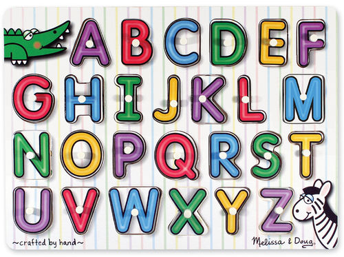 See-Inside Alphabet Peg Puzzle