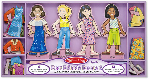 Best Friends Forever! Magnetic Dress-Up