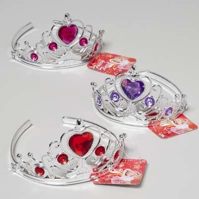 Tiara With Heart Shaped Gem Case Pack 96