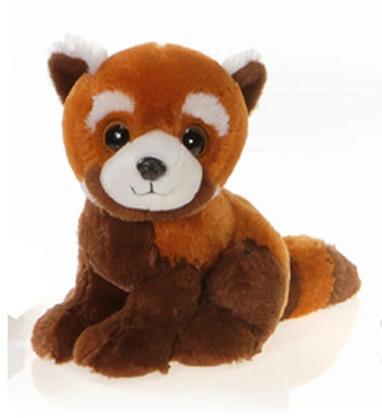 Pong - 9"" Big Eye Sitting Red Panda Case Pack 24
