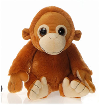 Orion - 9"" Big Eye Sitting Orangutan Case Pack 24