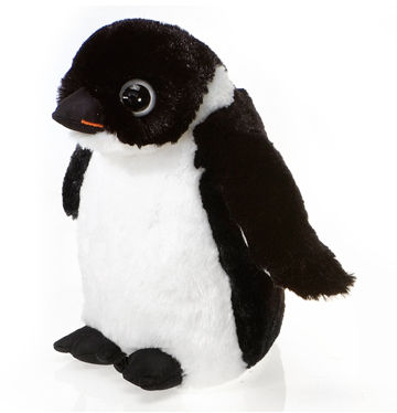 Purth - 9"" Big Eye Black Penguin Case Pack 24