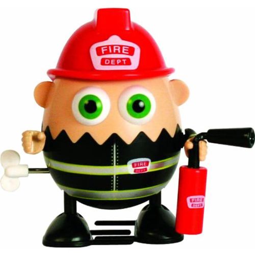 Eggbods Fireman Scramble Wind Up Toy Case Pack 6