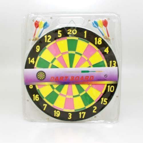 12 Dart Board With 4 Darts Case Pack 36