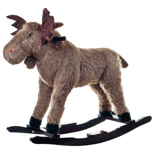 Happy Trails? Plush Rocking Max Moose