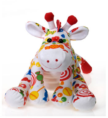 Fiesta Sweets - 10"" Red N'Orange Candy-Giraffe Case Pack 15