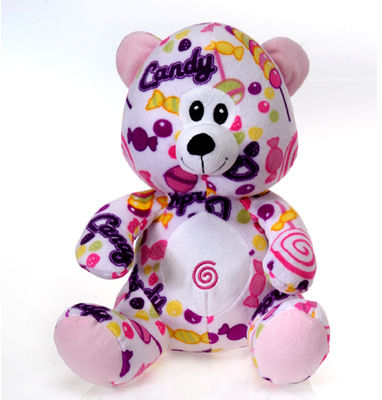 Fiesta Sweets - 10"" Pink N' Purple Candy-Bear Case Pack 15