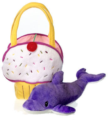 Fiestalicious - 9"" Dolphin In A Cupcake Case Pack 18