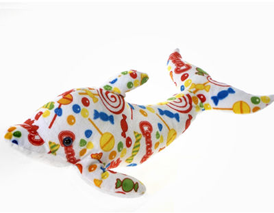 Fiesta Sweets - 10"" Red N'Orange Candy-Dolphin Case Pack 15
