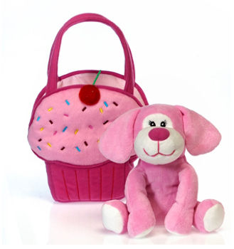 Fiestalicious - 6"" Pink Color Sitting Dog Case Pack 18