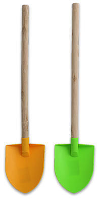 25 Inch Wood Shovel Beach Garden Play Sand Tools Case Pack 36