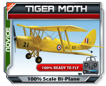 Tiger Moth Bi-Plane Micro 200 Class