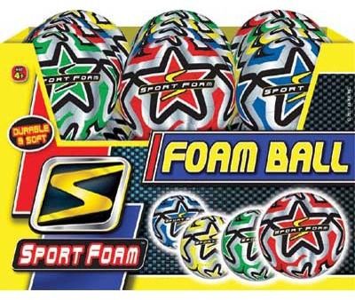 Soft Foam Ball Ast C/D Case Pack 24
