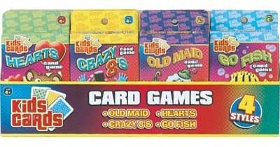 Kids Card Games Ctr Disp Case Pack 24