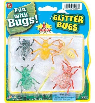 Bug Glitter 6Pk Asst. Case Pack 12