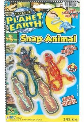 Planet Earth Snap Animal 2 Pk. Case Pack 12
