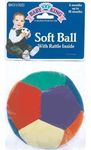 Baby Soft Play Ball with Rattle Inside Case Pack 6