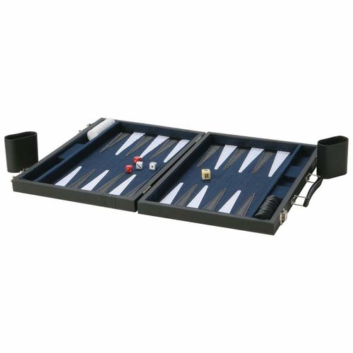 Maxam&trade; Backgammon Game in Faux Leather Carrying Case