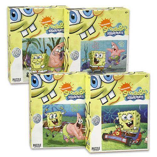 Spongebob Puzzle, 100 Piece 4 Assorted Case Pack 36