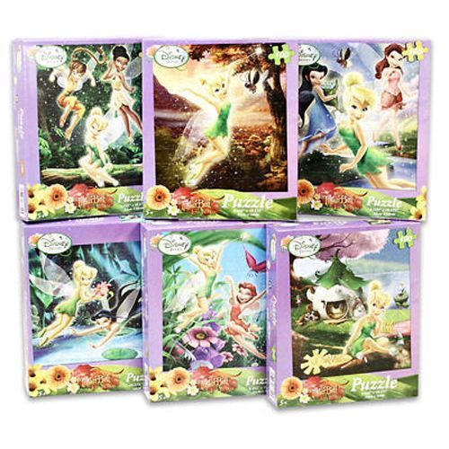 Tinkerbell Puzzle, 100 Piece 6 Assorted Case Pack 36