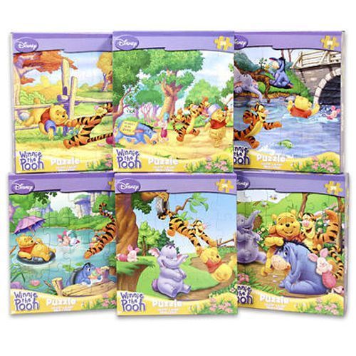 Disney Winni the Pooh Puzzle, 24 Piece 6 Assorted Case Pack 36
