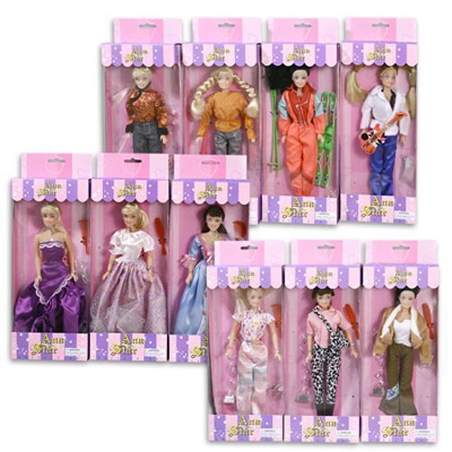 Ana Plastic Doll 11.5"" Case Pack 40