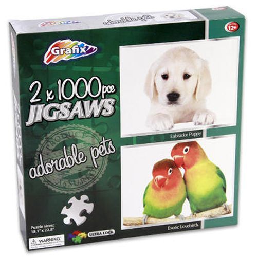 Adorable Puzzle 2 Pack 1000 Pcs Case Pack 12