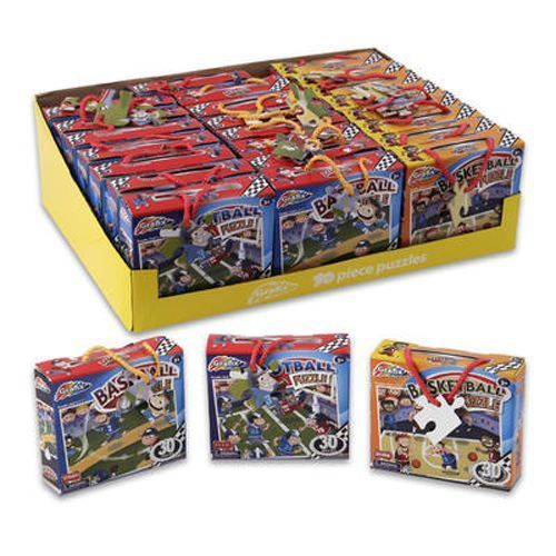 Sports Puzzle 3 Astd 30 Pc Case Pack 48